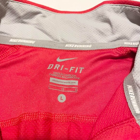 Nike Dri Fit Half Zip Womens Long Sleeve Shirt Size Large - Picture 2 of 16